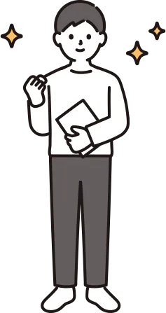 男性キラキライラスト